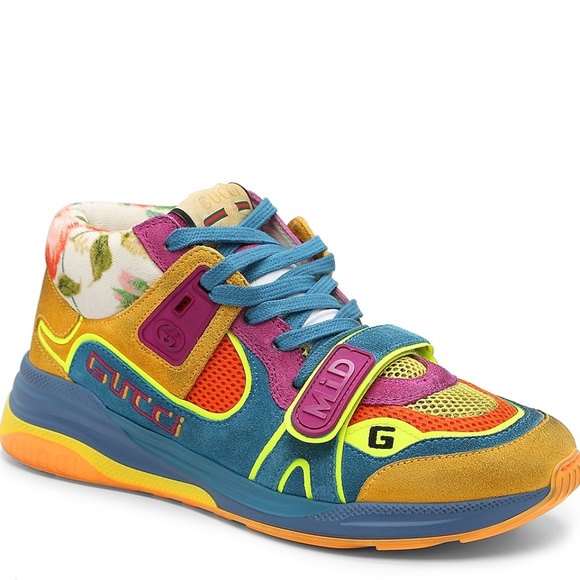 Gucci Ultrapace Mid-Top Sneakers - Picture 2 of 16